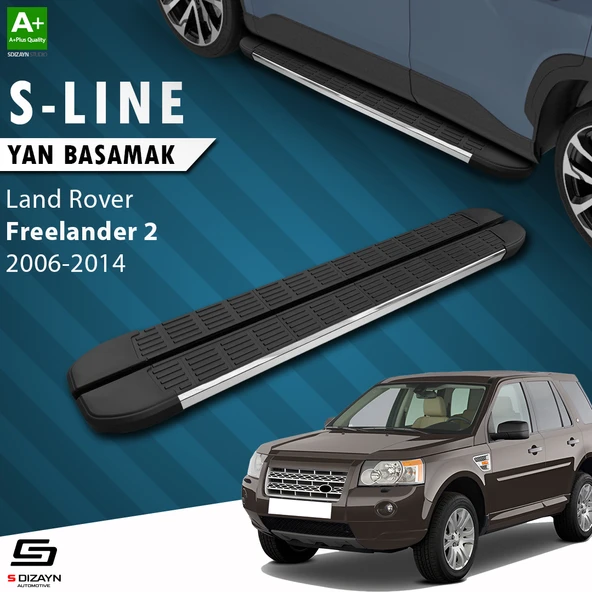 S-Dizayn Land Rover Freelander 2 S-Line Krom Yan Basamak 173 Cm 2006-2014 A+ Kalite ürün görseli 1