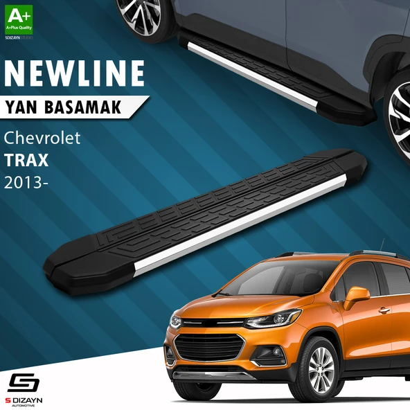 S-Dizayn Chevrolet Trax NewLine Krom Yan Basamak 163 Cm 2013-2022 A+ Kalite ürün görseli 1