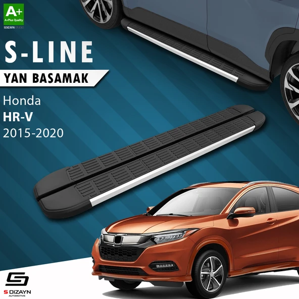 S-Dizayn Honda HR-V 2 S-Line Aluminyum Yan Basamak 173 Cm 2015-2020 A+ Kalite ürün görseli 1
