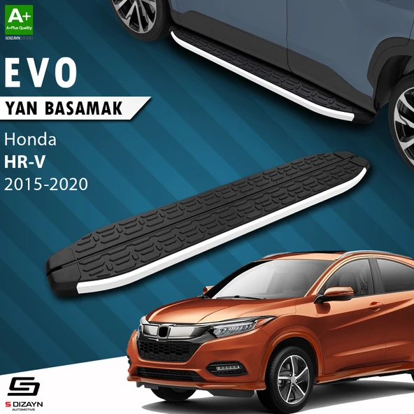 S-Dizayn Honda HR-V 2 Evo Aluminyum Yan Basamak 173 Cm 2015-2020 A+ Kalite ürün görseli 1