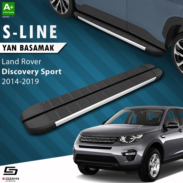 S-Dizayn Land Rover Discovery Sport S-Line Aluminyum Yan Basamak 183 Cm 2014-2019 A+ Kalite ürün görseli 1