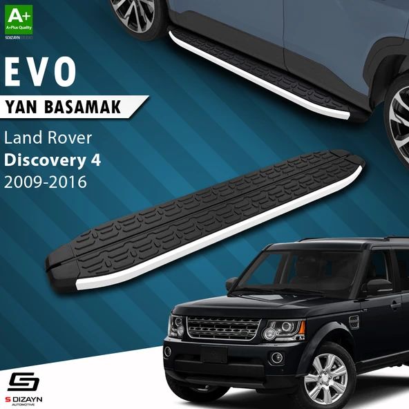 S-Dizayn Land Rover Discovery 4 Evo Aluminyum Yan Basamak 193 Cm 2009-2016 A+ Kalite ürün görseli 1