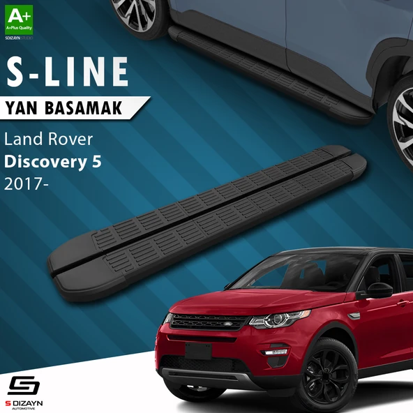 S-Dizayn Land Rover Discovery 5 S-Line Siyah Yan Basamak 193 Cm 2017 Üzeri A+ Kalite ürün görseli 1