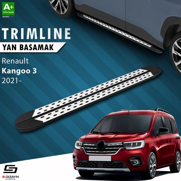 S-Dizayn Renault Kangoo 3 TrimLine Gri Yan Basamak 193 Cm 2021 Üzeri A+ Kalite ürün görseli 1