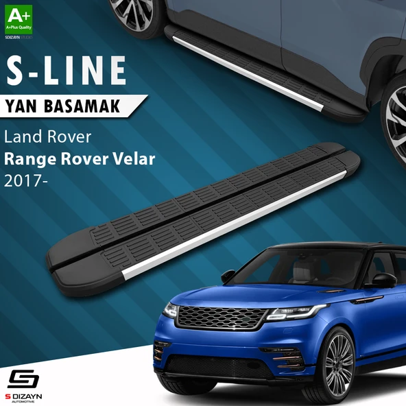S-Dizayn Land Rover Range Rover Velar S-Line Aluminyum Yan Basamak 193 Cm 2017 Üzeri A+ Kalite ürün görseli 1