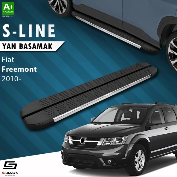 S-Dizayn Fiat Freemont S-Line Krom Yan Basamak 183 Cm 2010-2020 A+ Kalite ürün görseli 1