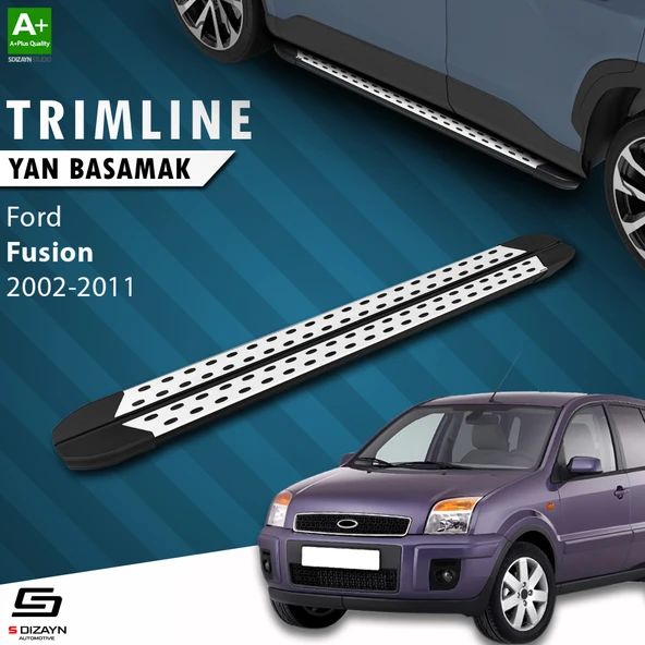 S-Dizayn Ford Fusion TrimLine Gri Yan Basamak 173 Cm 2002-2011 A+ Kalite ürün görseli 1