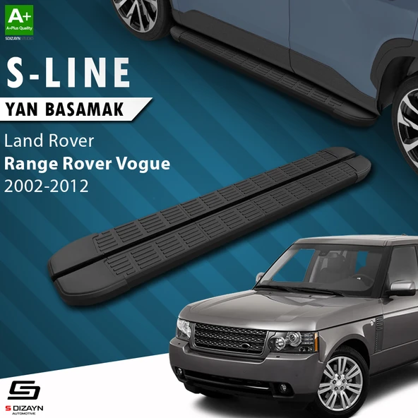 S-Dizayn Land Rover Range Rover Vogue 2 S-Line Siyah Yan Basamak 183 Cm 2002-2012 A+ Kalite ürün görseli 1