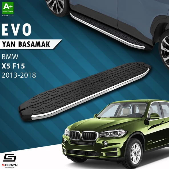 S-Dizayn Bmw X5 F15 Evo Krom Yan Basamak 193 Cm 2013-2018 A+ Kalite ürün görseli 1