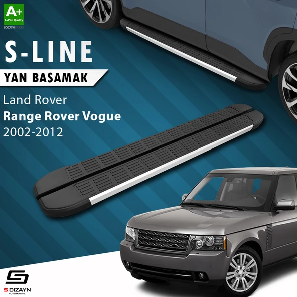 S-Dizayn Land Rover Range Rover Vogue 2 S-Line Aluminyum Yan Basamak 183 Cm 2002-2012 A+ Kalite ürün görseli 1