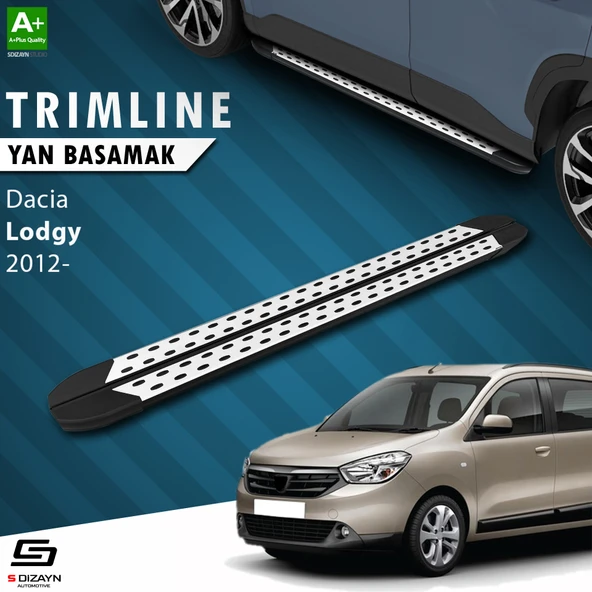 S-Dizayn Dacia Lodgy TrimLine Gri Yan Basamak 207 Cm 2012 Üzeri A+ Kalite ürün görseli 1