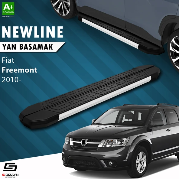 S-Dizayn Fiat Freemont NewLine Aluminyum Yan Basamak 183 Cm 2010-2020 A+ Kalite ürün görseli 1