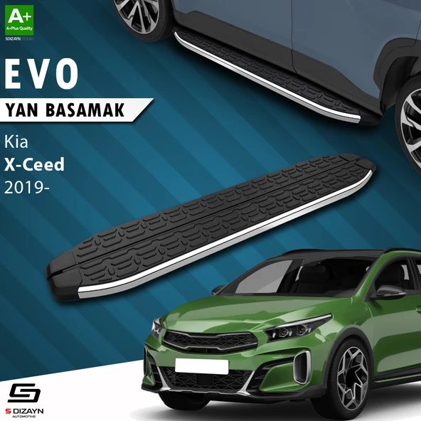 S-Dizayn Kia XCeed Evo Krom Yan Basamak 183 Cm 2019 Üzeri A+ Kalite ürün görseli 1