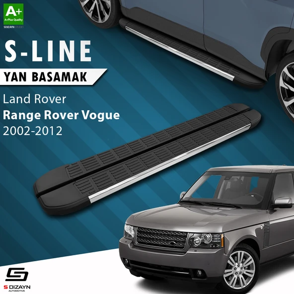 S-Dizayn Land Rover Range Rover Vogue 2 S-Line Krom Yan Basamak 183 Cm 2002-2012 A+ Kalite ürün görseli 1
