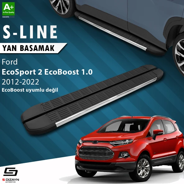 S-Dizayn Ford EcoSport 2 S-Line Krom Yan Basamak 173 Cm 2012-2022 A+ Kalite ürün görseli 1