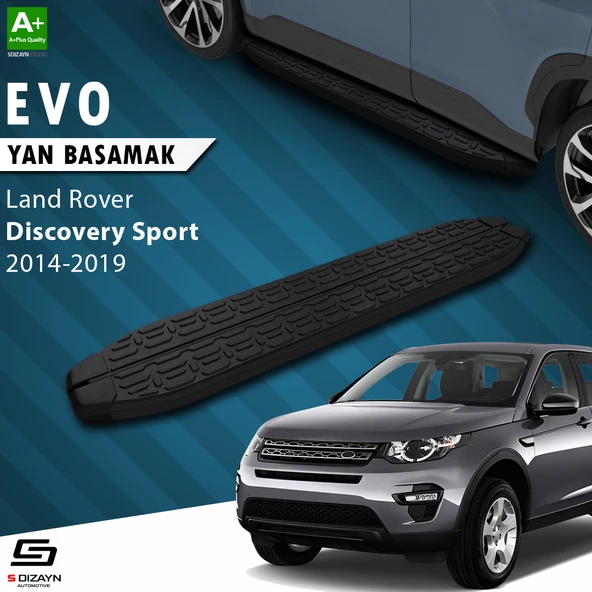 S-Dizayn Land Rover Discovery Sport Evo Siyah Yan Basamak 183 Cm 2014-2019 A+ Kalite ürün görseli 1