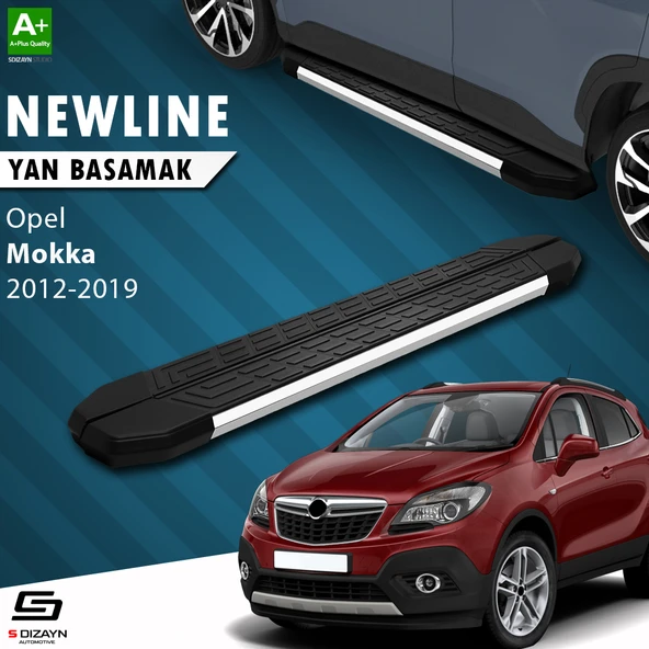 S-Dizayn Opel Mokka NewLine Krom Yan Basamak 163 Cm 2012-2019 A+ Kalite ürün görseli 1
