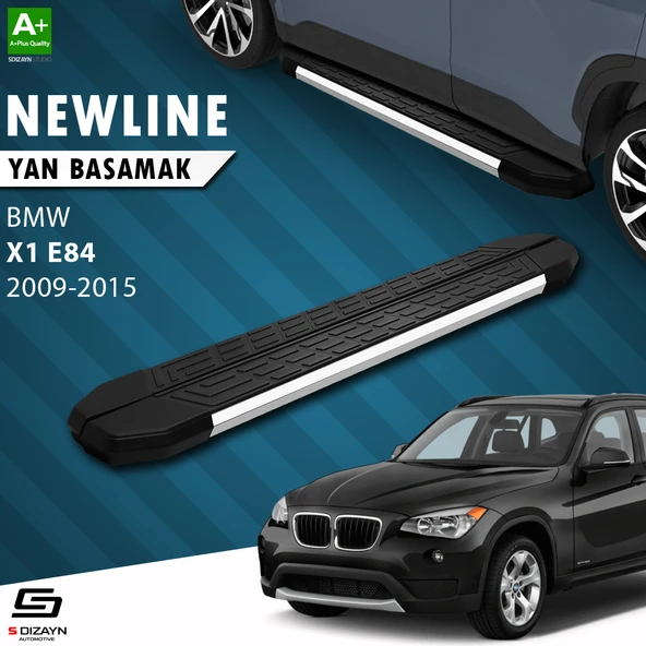 S-Dizayn Bmw X1 E84 NewLine Krom Yan Basamak 183 Cm 2009-2015 A+ Kalite ürün görseli 1