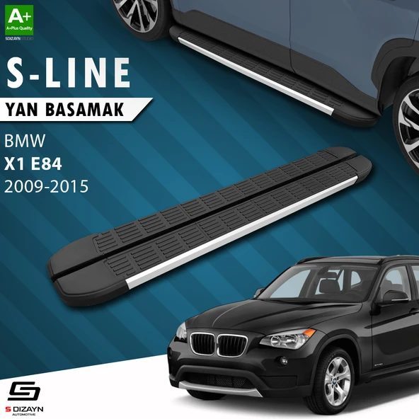 S-Dizayn Bmw X1 E84 S-Line Aluminyum Yan Basamak 183 Cm 2009-2015 A+ Kalite ürün görseli 1