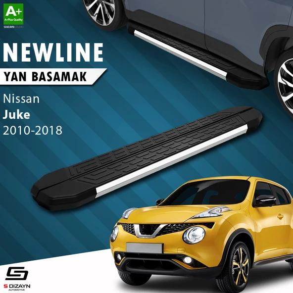S-Dizayn Nissan Juke NewLine Krom Yan Basamak 173 Cm 2010-2018 A+ Kalite ürün görseli 1