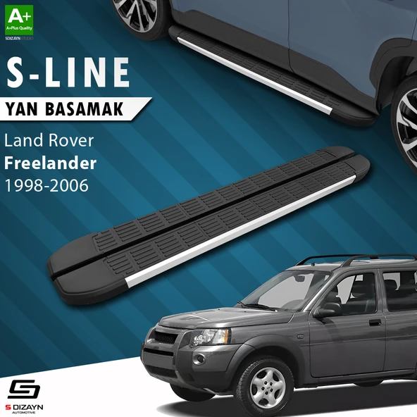 S-Dizayn Land Rover Freelander S-Line Aluminyum Yan Basamak 163 Cm 1998-2006 A+ Kalite ürün görseli 1