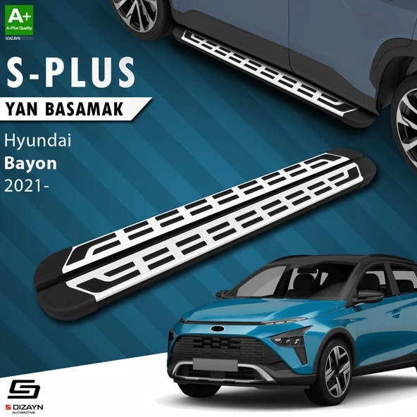 S-Dizayn Hyundai Bayon S-Plus Gri Yan Basamak 173 Cm 2021 Üzeri A+ Kalite ürün görseli 1