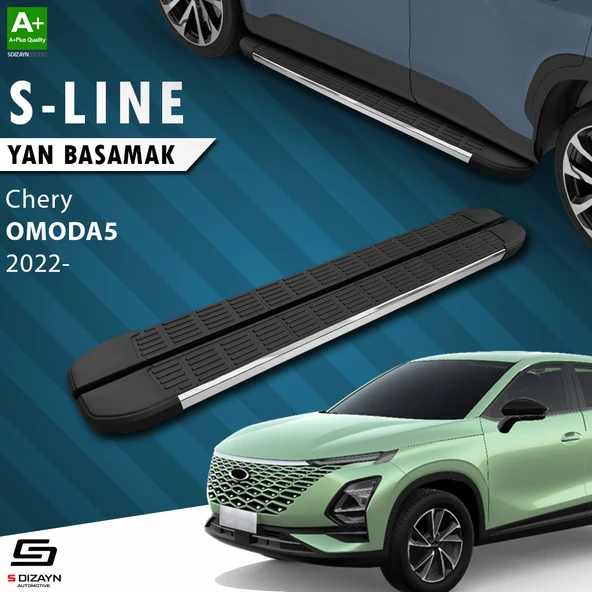 S-Dizayn Chery Omoda5 S-Line Krom Yan Basamak 183 Cm 2022 Üzeri A+ Kalite ürün görseli 1