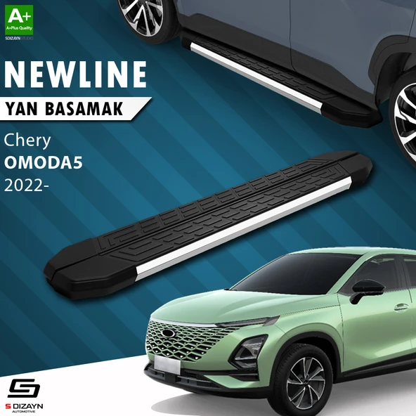 S-Dizayn Chery Omoda5 NewLine Krom Yan Basamak 183 Cm 2022 Üzeri A+ Kalite ürün görseli 1