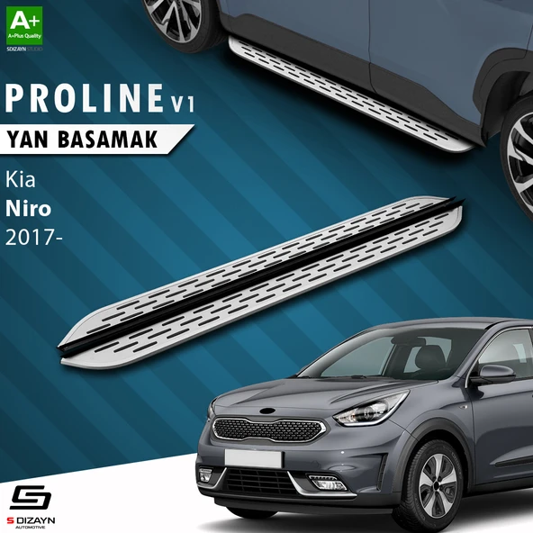 S-Dizayn Kia Niro OEM Still Pro V1 Aluminyum Yan Basamak 183 Cm 2017 Üzeri A+ Kalite ürün görseli 1