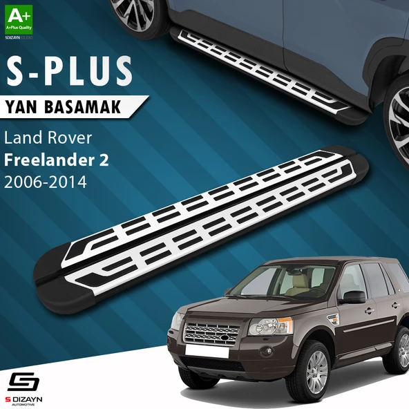 S-Dizayn Land Rover Freelander 2 S-Plus Gri Yan Basamak 173 Cm 2006-2014 A+ Kalite ürün görseli 1