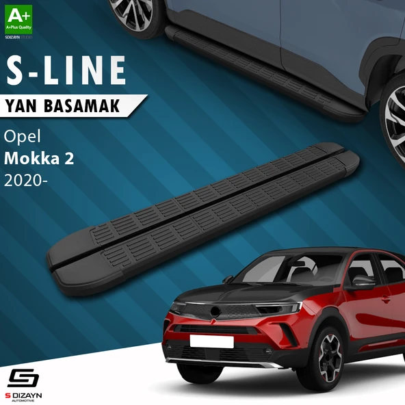 S-Dizayn Opel Mokka 2 S-Line Siyah Yan Basamak 173 Cm 2020 Üzeri A+ Kalite ürün görseli 1