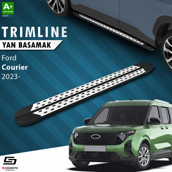 S-Dizayn Ford Courier 2 TrimLine Gri Yan Basamak 188 Cm 2023 Üzeri A+ Kalite ürün görseli 1