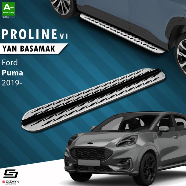 S-Dizayn Ford Puma OEM Still Pro V2 Aluminyum Yan Basamak 173 Cm 2019 Üzeri A+ Kalite ürün görseli 1