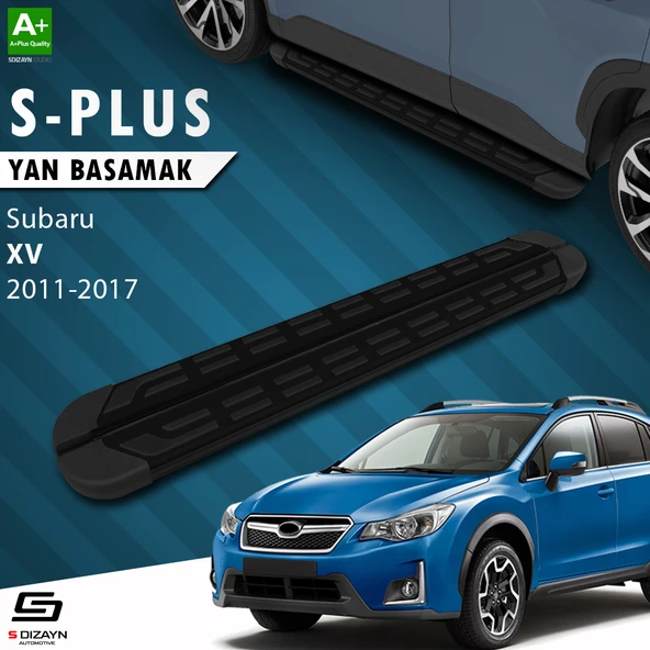 S-Dizayn Subaru XV S-Plus Siyah Yan Basamak 173 Cm 2011-2017 A+ Kalite ürün görseli 1