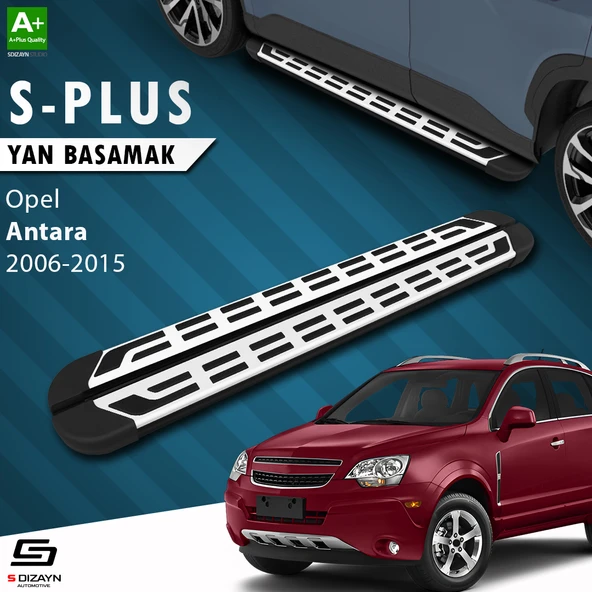 S-Dizayn Opel Antara S-Plus Gri Yan Basamak 183 Cm 2006-2015 A+ Kalite ürün görseli 1