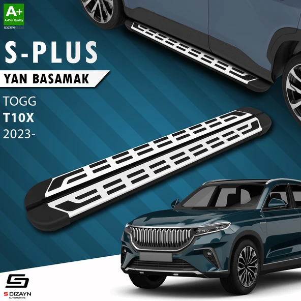 S-Dizayn TOGG T10X S-Plus Gri Yan Basamak 203 Cm 2023 Üzeri A+ Kalite ürün görseli 1
