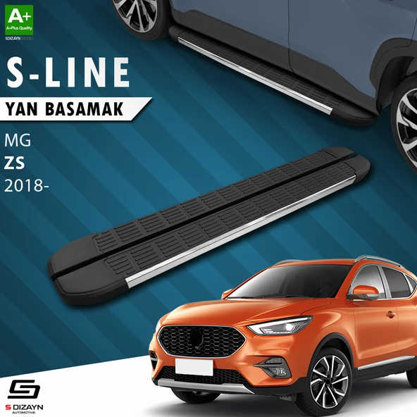 S-Dizayn MG ZS S-Line Krom Yan Basamak 173 Cm 2018 Üzeri A+ Kalite ürün görseli 1