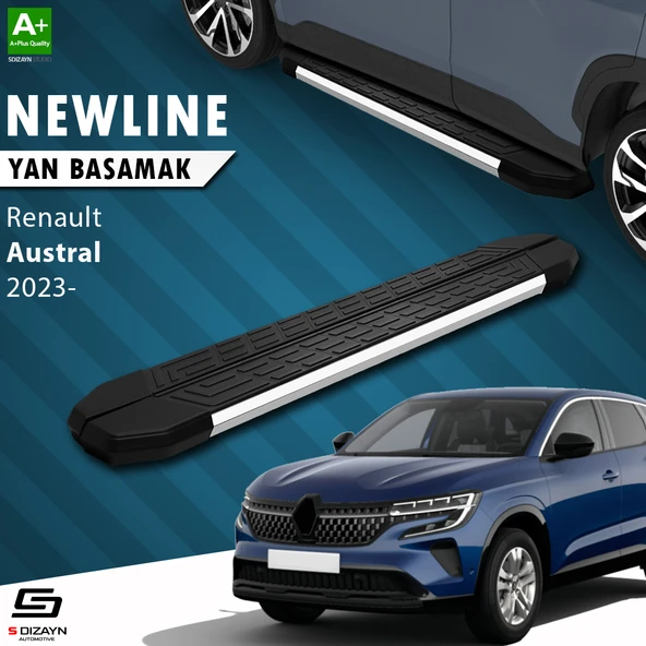 S-Dizayn Renault Austral NewLine Krom Yan Basamak 183 Cm 2023 Üzeri A+ Kalite ürün görseli 1