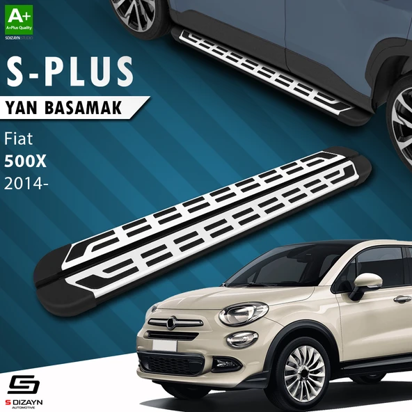 S-Dizayn Fiat 500X S-Plus Gri Yan Basamak 173 Cm 2014 Üzeri A+ Kalite ürün görseli 1