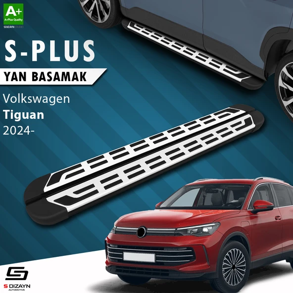 S-Dizayn VW Tiguan 3 S-Plus Gri Yan Basamak 183 Cm 2024 Üzeri A+ Kalite ürün görseli 1