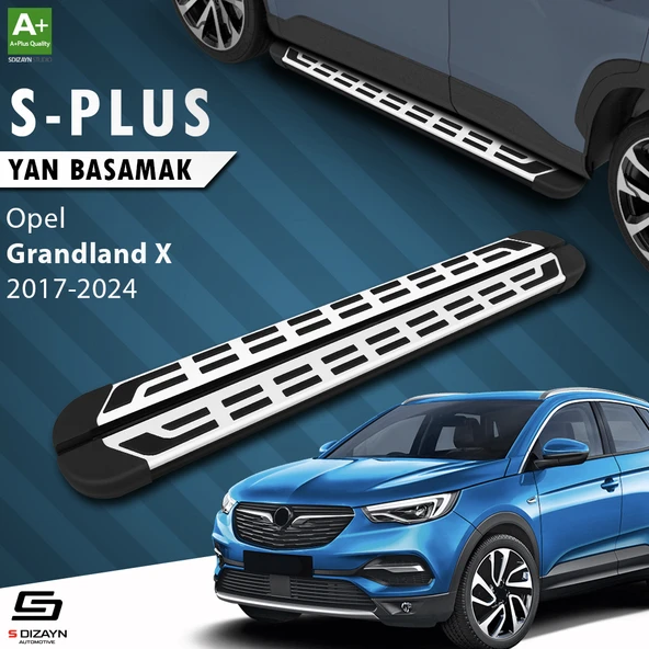 S-Dizayn Opel Grandland X S-Plus Gri Yan Basamak 183 Cm 2017-2024 A+ Kalite ürün görseli 1