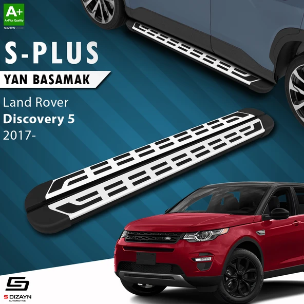 S-Dizayn Land Rover Discovery 5 S-Plus Gri Yan Basamak 193 Cm 2017 Üzeri A+ Kalite ürün görseli 1