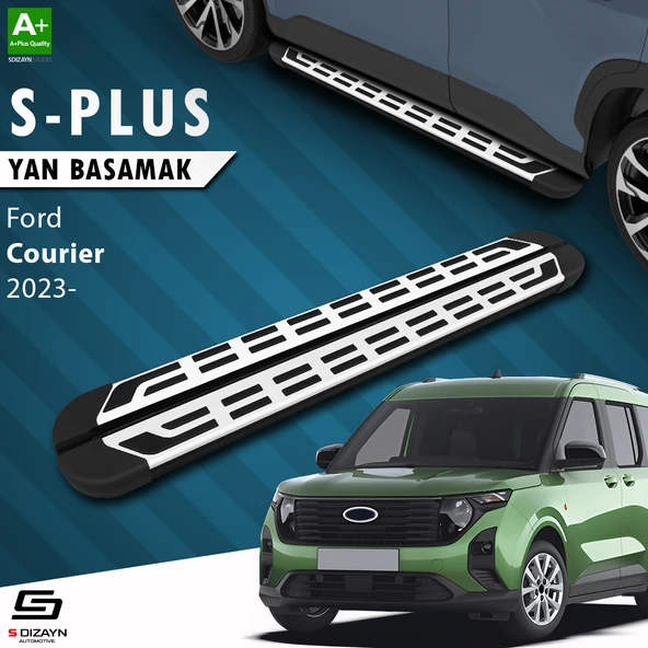 S-Dizayn Ford Courier 2 S-Plus Gri Yan Basamak 183 Cm 2023 Üzeri A+ Kalite ürün görseli 1