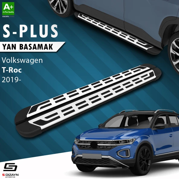 S-Dizayn VW T-Roc S-Plus Gri Yan Basamak 173 Cm 2019 Üzeri A+ Kalite ürün görseli 1