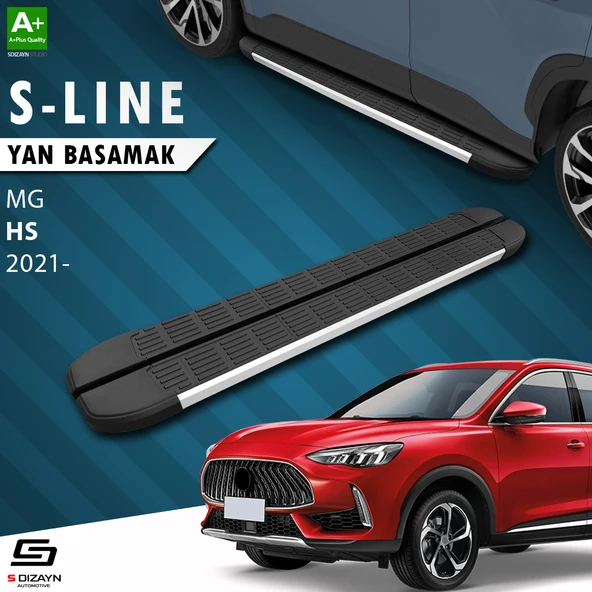 S-Dizayn MG HS S-Line Aluminyum Yan Basamak 183 Cm 2021-2024 A+ Kalite ürün görseli 1