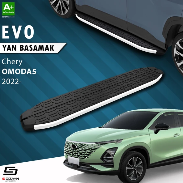 S-Dizayn Chery Omoda5 Evo Aluminyum Yan Basamak 183 Cm 2022 Üzeri A+ Kalite ürün görseli 1