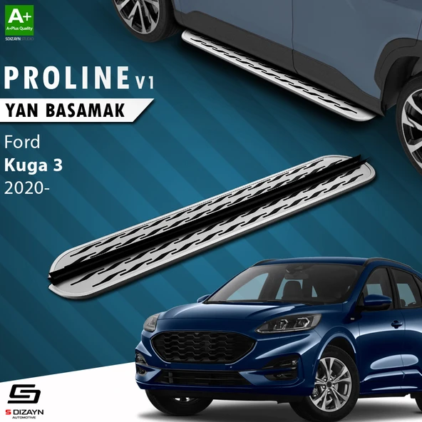 S-Dizayn Ford Kuga 3 OEM Still Pro V2 Aluminyum Yan Basamak 183 Cm 2020 Üzeri A+ Kalite ürün görseli 1