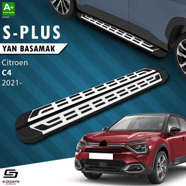 S-Dizayn Citroen C4 3 S-Plus Gri Yan Basamak 183 Cm 2021 Üzeri A+ Kalite ürün görseli 1