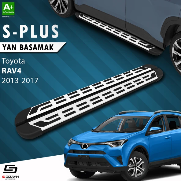 S-Dizayn Toyota Rav 4 4 S-Plus Gri Yan Basamak 173 Cm 2013-2017 A+ Kalite ürün görseli 1