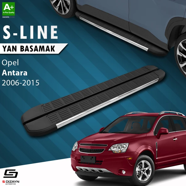 S-Dizayn Opel Antara S-Line Krom Yan Basamak 183 Cm 2006-2015 A+ Kalite ürün görseli 1